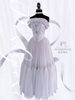 POSHEPOSHE, the most beautiful birthday dress of the Victorian era, exudes a fishbone charm thumbnail 8