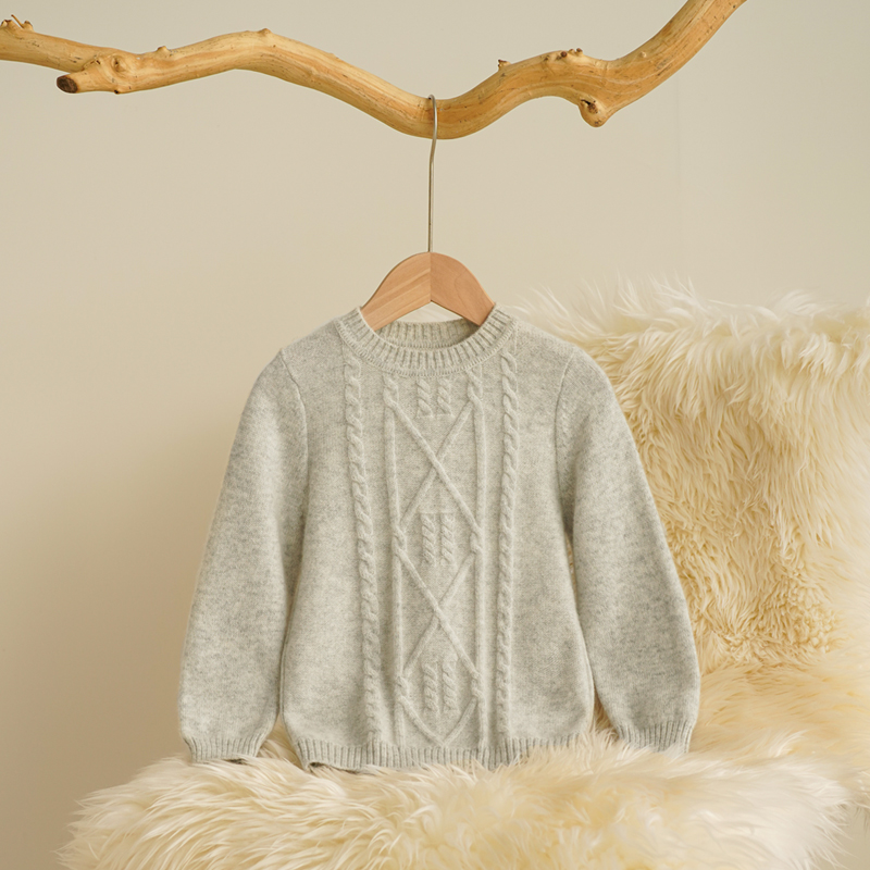 纯羊绒轻盈保暖套头毛衣云朵触感