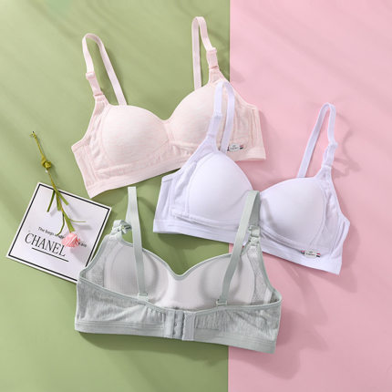 安菲雅高中生内衣女初中学生青春发育期三阶段少女定型固定杯文胸