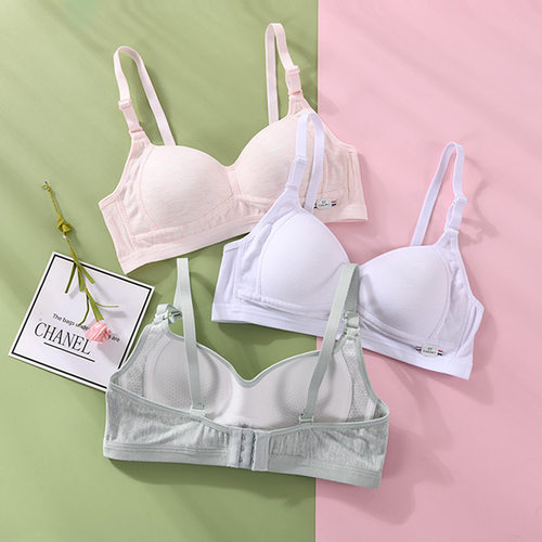 安菲雅高中生内衣女初中学生青春发育期三阶段少女定型固定杯文胸
