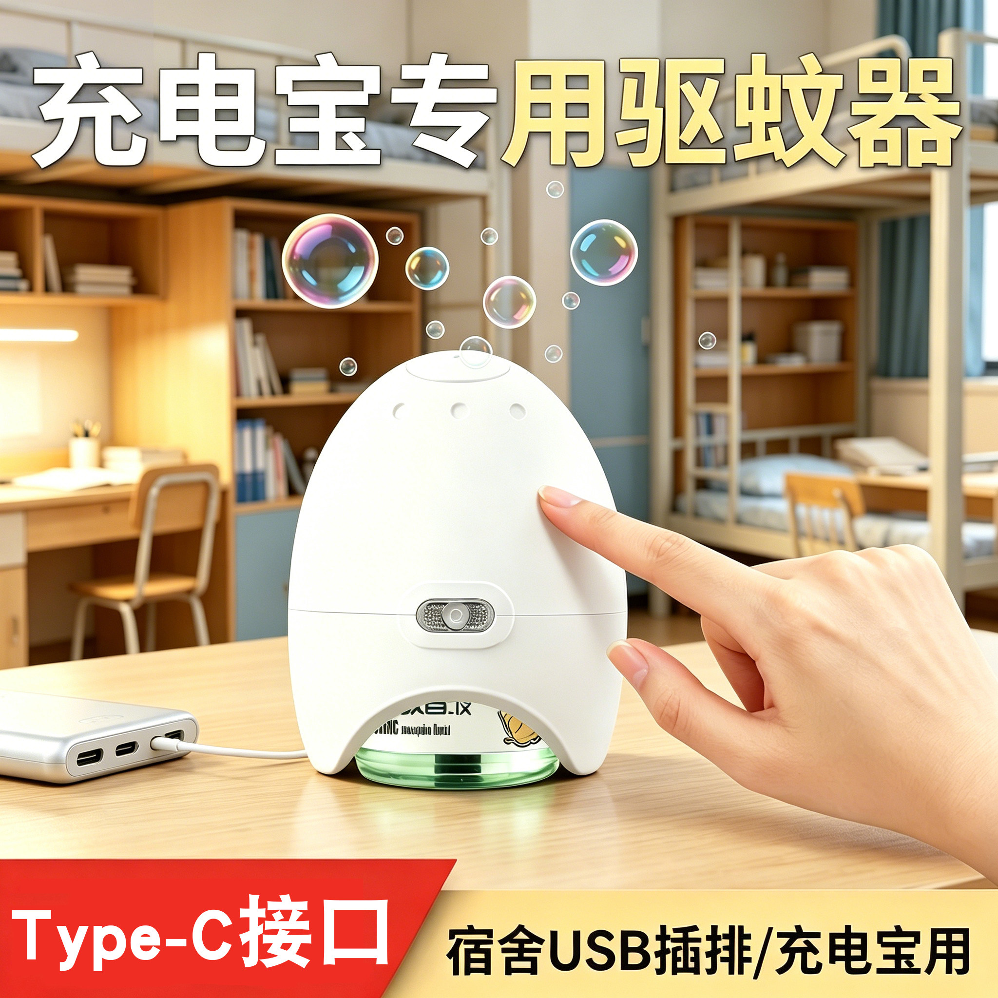 充电宝用type-c口学生公寓驱蚊香