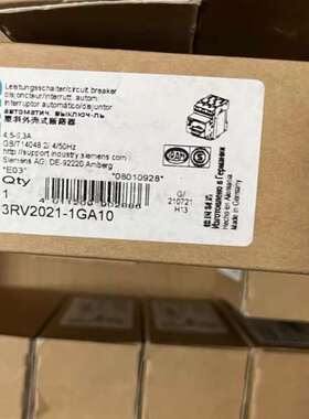 咨询SIEMENS/西门子 3RV2系列电动机保护断议价