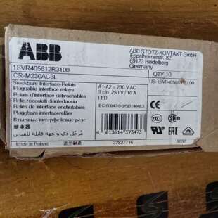 M230AC3L 型号1议价 接口继电器CR 咨询ABB插拔式