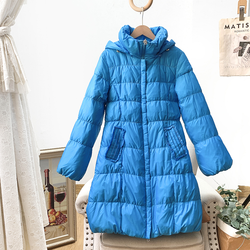 休闲保暖羽绒服中长款女外套冬款