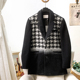 人 撤柜单 时尚 无假期 千鸟格休闲绅士男装 羊毛呢大衣外套秋冬