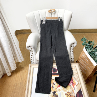 复古休闲通勤直筒裤 西装 裤 无假期 女 老货撤柜单 长裤 春夏秋 人