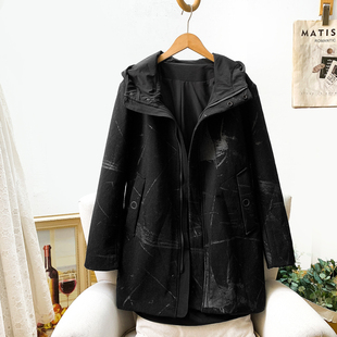 无假期的人】撤柜单~厚重感~暗黑系酷帅男装休闲连帽外套夹克秋冬