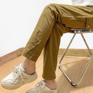 撤柜单!挺阔硬朗!超帅气休闲男装复古工装裤/纯棉牛仔裤/直筒裤