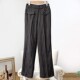 老货撤柜 阔腿裤 结实有份量 裤 女秋 复古港风高腰西装 质量巨好