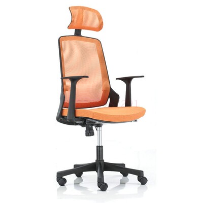 LUXUS品牌经济款丽时无醛时尚现代人体工学椅网布带轮办公电脑椅