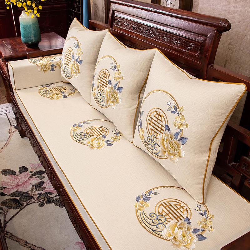 红木沙发坐垫中式椅子防滑罗汉床