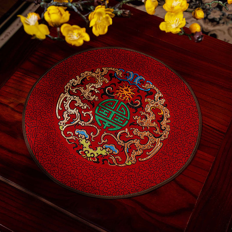 新中式餐布垫隔热桌餐垫中国风花瓶垫子防滑布艺长条杯垫烟灰缸垫,居家布艺,餐垫,淘宝优惠券,粉丝福利购,淘宝优惠卷