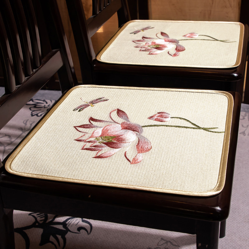 新中式薄款坐垫木椅垫子学生坐垫凳子屁股垫座垫家用餐桌椅可定制,居家布艺,椅垫,淘宝优惠券,粉丝福利购,淘宝优惠卷