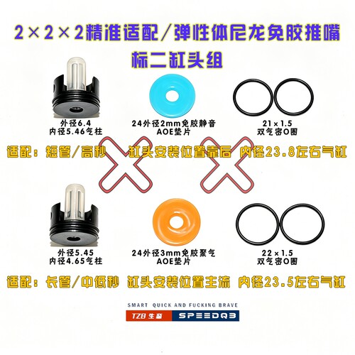 TZB研发  聚合物缸头/推嘴（8场景精准适配）