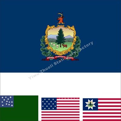 美国佛蒙特州旗各种大小可定做