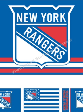 NHL 纽约游骑兵队旗帜曲棍球冰球 New York Rangers Hockey Flag