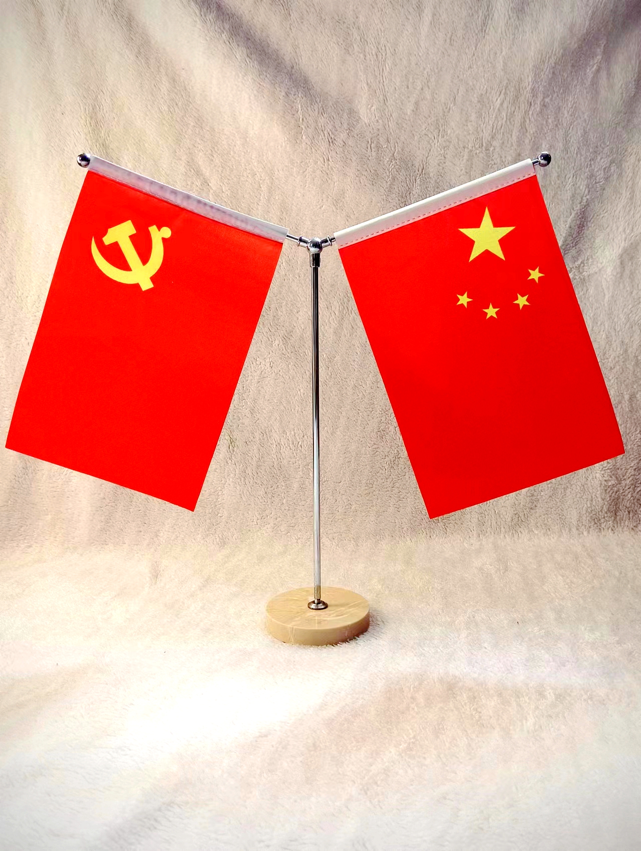 大理石双杆高档桌旗座