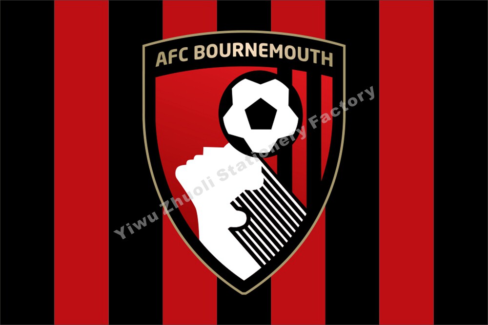 英超 伯恩茅斯足球俱乐部旗帜 伯恩茅斯队旗 Bournemouth flag