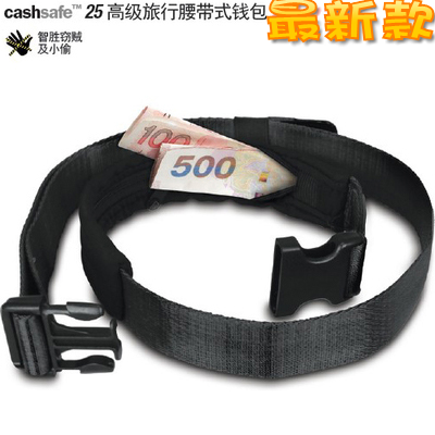 PACSAFE CASHSAFE 25 도난 방지 휴대폰 돈 여행 야외 스포츠 피트니스 러닝 벨트 백