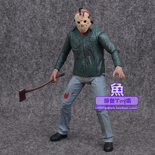 NECA十三号星期五 黑色星期五杀人狂杰森可动人偶玩偶玩具手办
