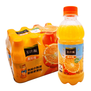 美汁源果粒橙橙汁300ml*12瓶整件果汁果味饮料整箱