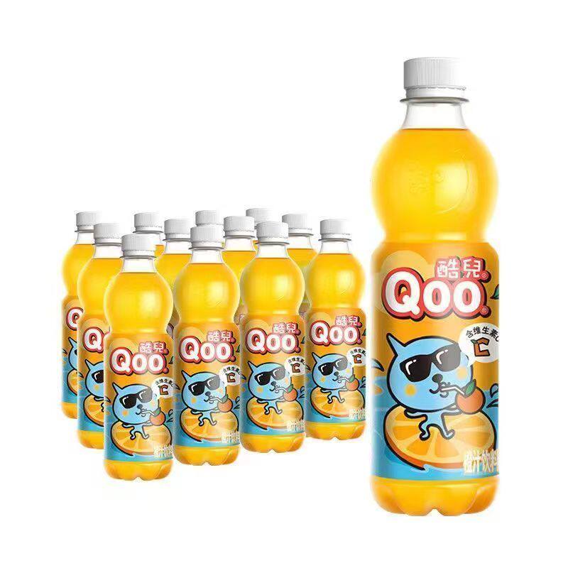 美汁源酷儿450ml*12瓶橙汁果汁果味饮料整箱