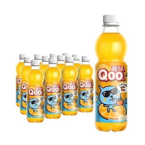 美汁源酷儿450ml*12瓶橙汁果汁果味饮料整箱