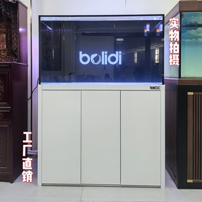 120-70-80落地式底过滤海缸金晶五线超白玻璃一体拉筋（定金）