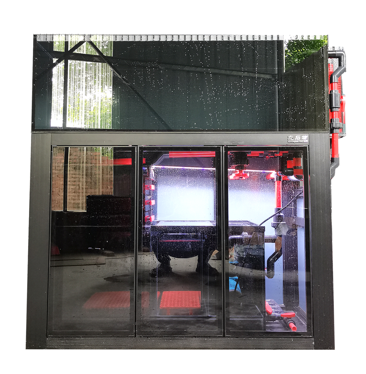 恋石坊新款背包式金鱼缸工厂包邮