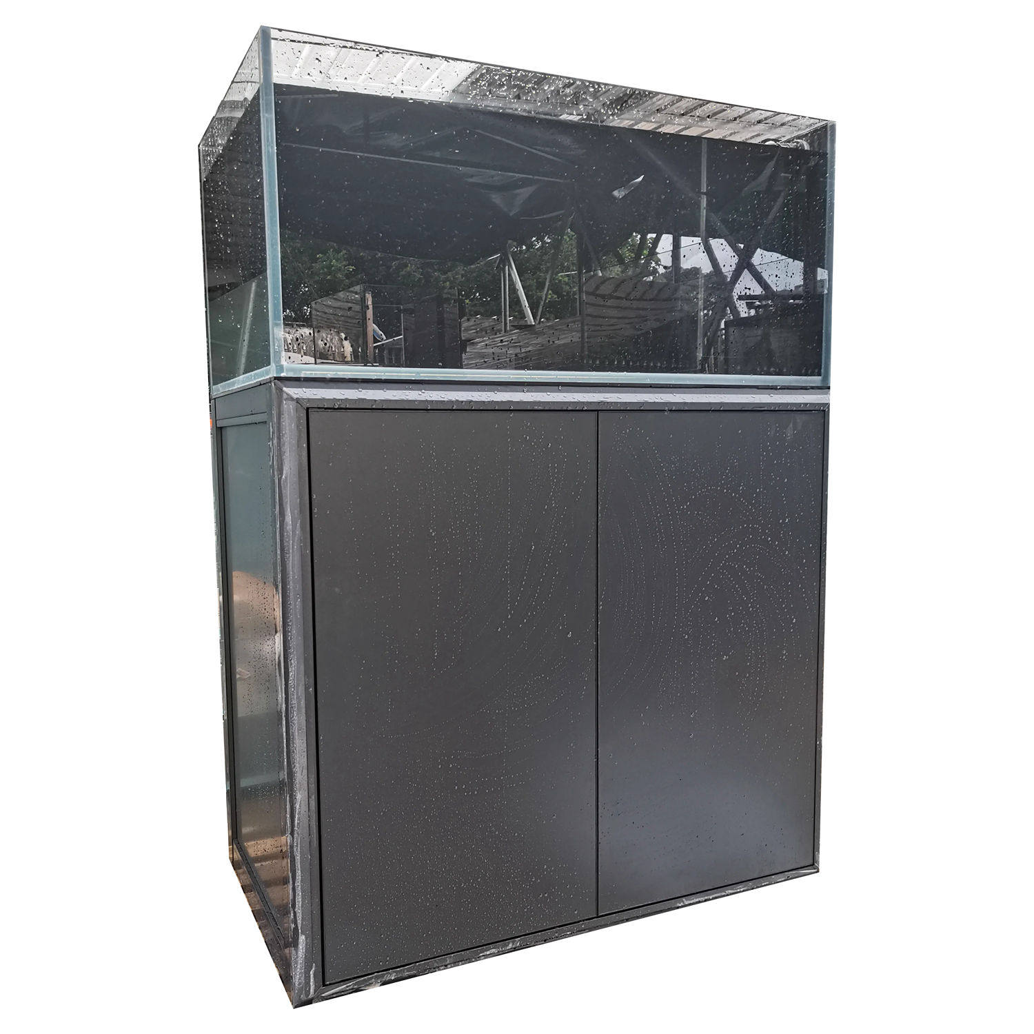 双水位生态鱼缸兰寿缸溪流缸原生缸两用背包式底滤静音工厂包邮