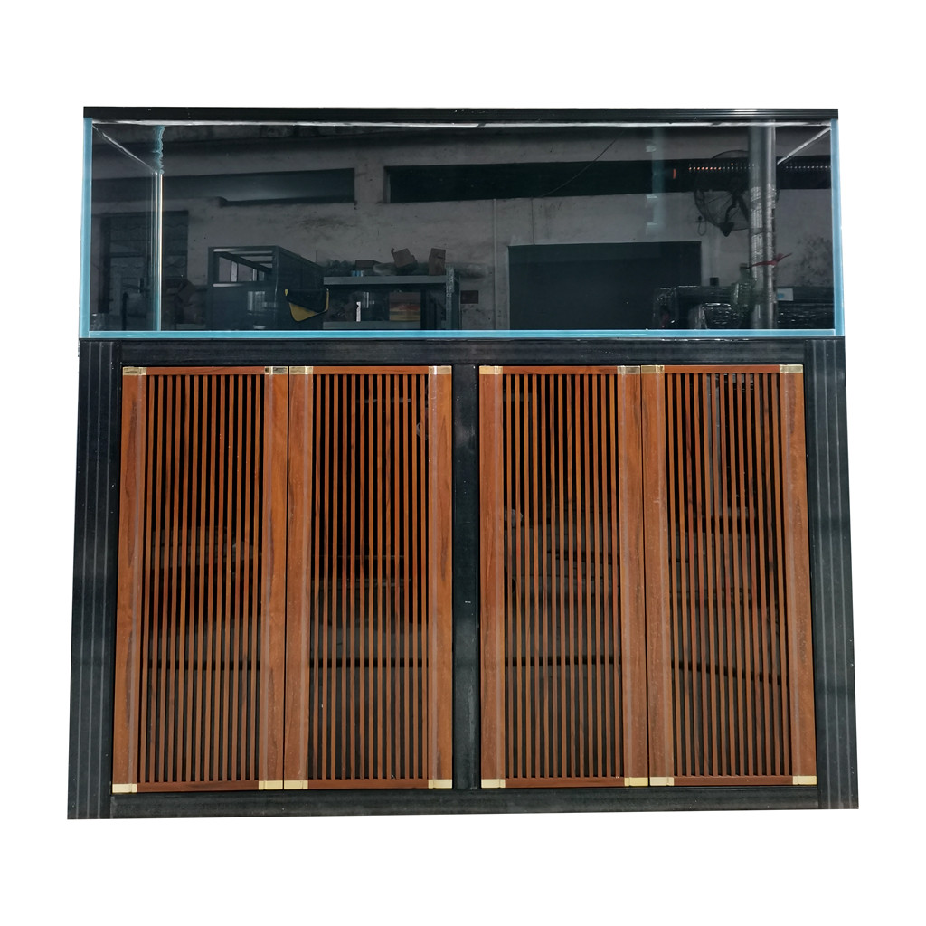 150-65-45右直角溢流南美缸龙鱼缸底柜90高中老年免换水鱼缸