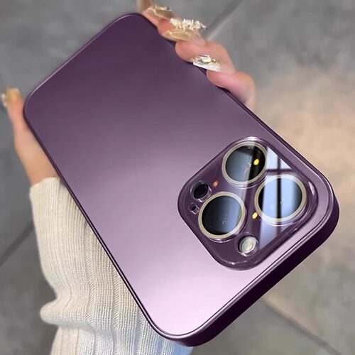 AG磨砂适用苹果16promax手机壳iPhone17原机色带镜头膜防摔硬套15