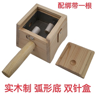 实木单孔艾灸盒随身灸家用全身木制通用仪器罐足三里涌泉穴三阴交
