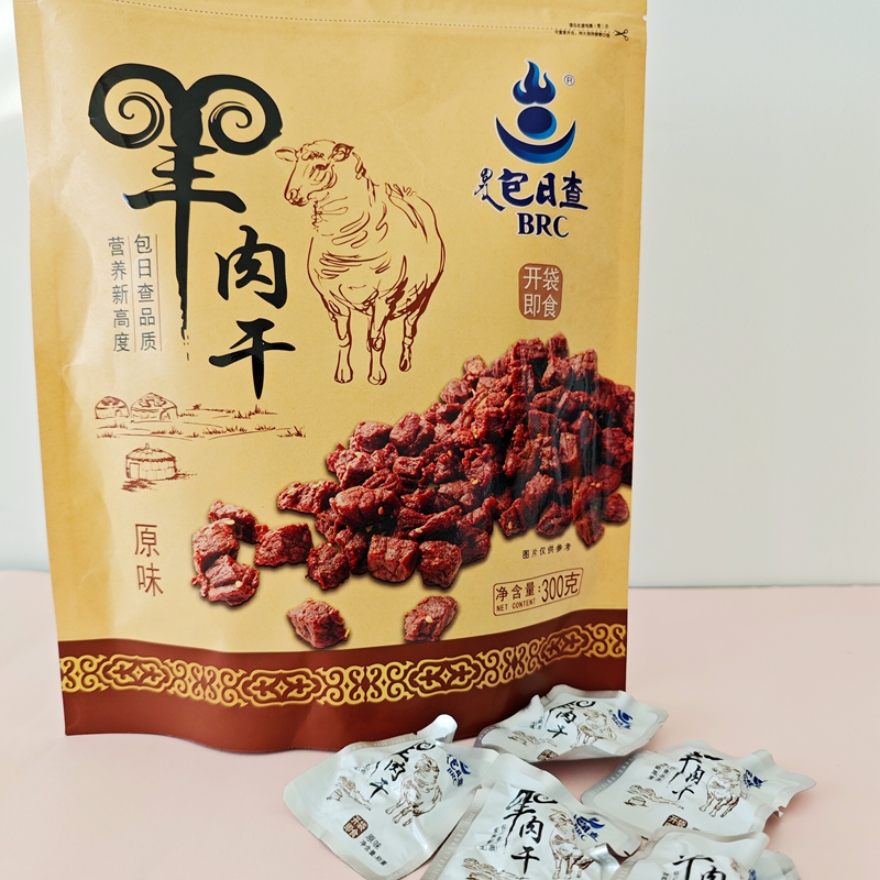 包日查羊肉干300g袋装独立包肉食品内蒙草原特产原味休闲小吃零食