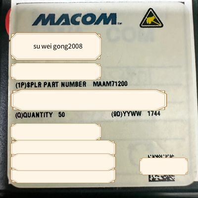 全新原装的MAAM71200 SMD封装 射频放大器 有需要的可以来咨询