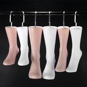 袜子展示模特挂钩袜模塑料脚模特 男女脚模脚部模型悬挂款 包邮