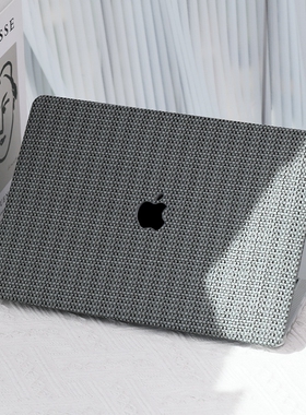 Macbook笔记本保护壳M4芯片苹果Pro14电脑16秸秆纹A2779外壳m3保护套A2681配件Air15轻薄PU皮13.6套A2337