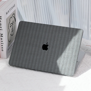 Macbook笔记本保护壳M4芯片苹果Pro14电脑16秸秆纹A2779外壳m3保护套A2681配件Air15轻薄PU皮13.6套A2337