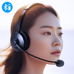 降噪蓝牙耳机头戴式办公网课学习专用话务员语音通话无线手机耳麦