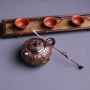 天然老竹枝茶匙绕枝茶拨分茶勺精工茶扒复古茶针手工茶铲茶道零配