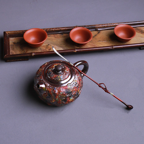 天然岫玉茶匙茶道配件