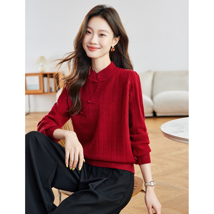 中常规套头标准20-50周岁毛针织衫