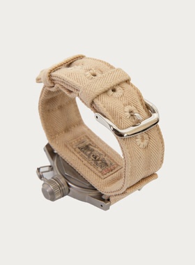 国棉壹厂RuggedCasual风格手工咖啡染复古表带VINTAGE&REPUBLIC