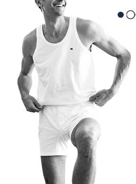 国棉壹厂居家系列经典棉平纹红旗章内裤男士平角裤男生四角短裤