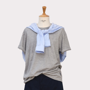 国棉壹厂小海军BOYNAVY系列纯棉透气圆领宽松t恤男女美式休闲短袖