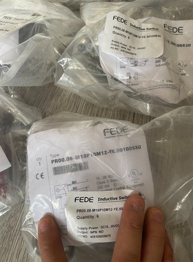 FEDE接近开关,PR00.08-M18P10M12-YE.议价产品