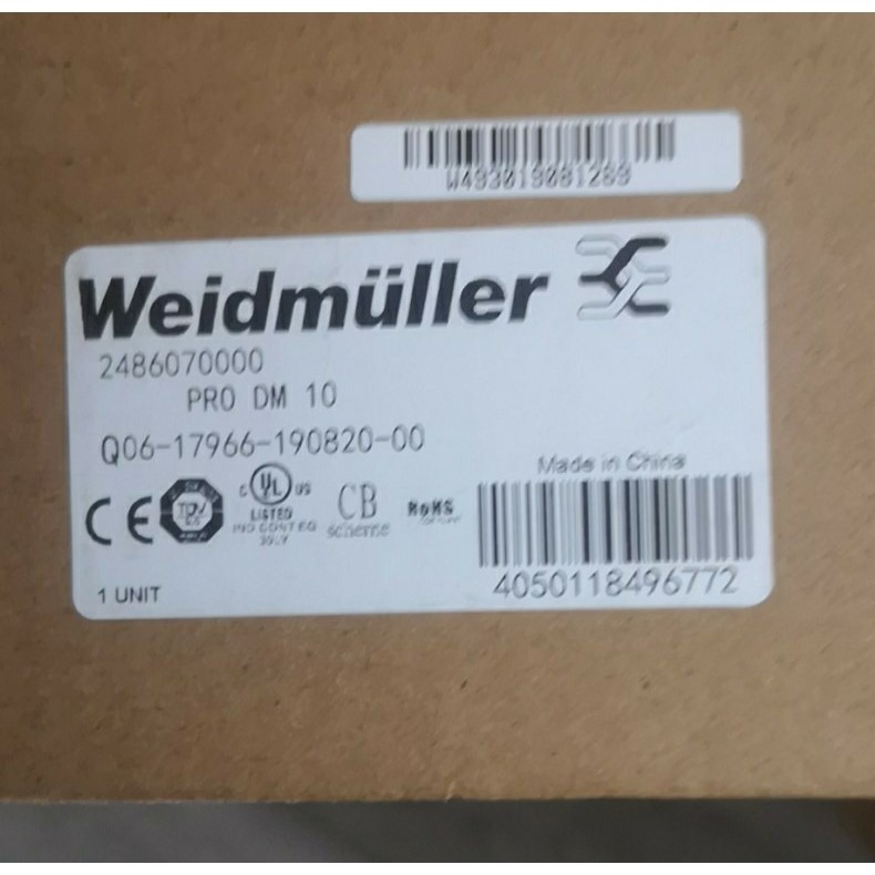 魏德米勒电源二极管冗余模块PRO DM 10 20 /248议价产品