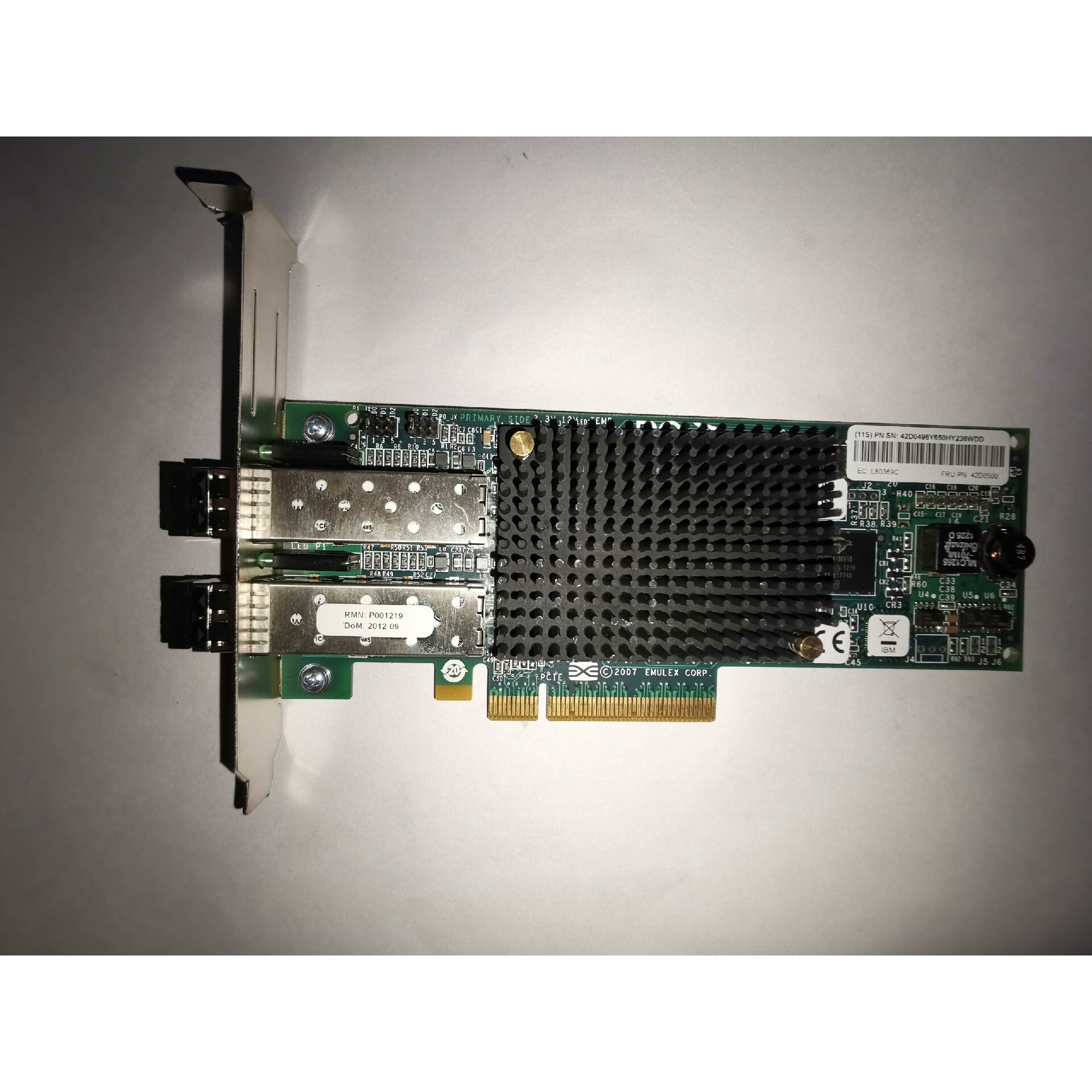 全新浪潮服务器光纤网卡,型号LPE12002,光纤双通道8G议价产品