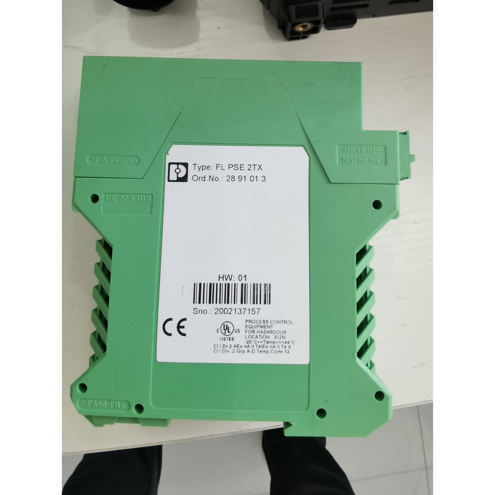 FL PSE 2TX以太网交换机,型号2891013议价产品