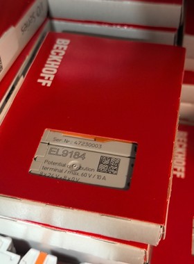 倍福 EL9184 原装全新 红色 带序列号 功能正常议价产品